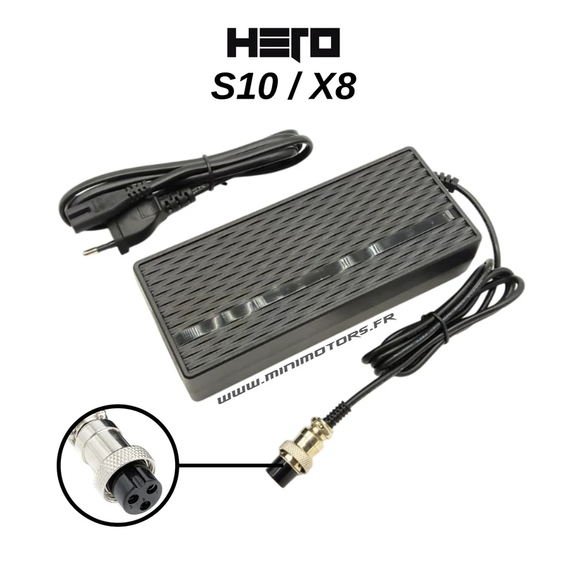 HERO S10 & X8 | CHARGEUR 52V (58.8V 2A) V1