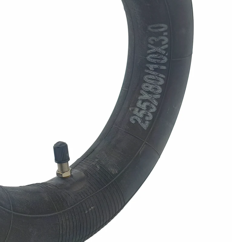 Schlauch 10x3 (255x80) gerades Ventil 2er Set für E-Scooter