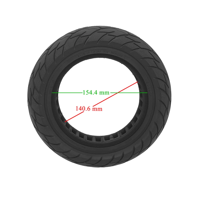 Vollgummireifen für SoFlow SO4 Pro Gen2 10x2.125 Schwarz Nedong 34mm
