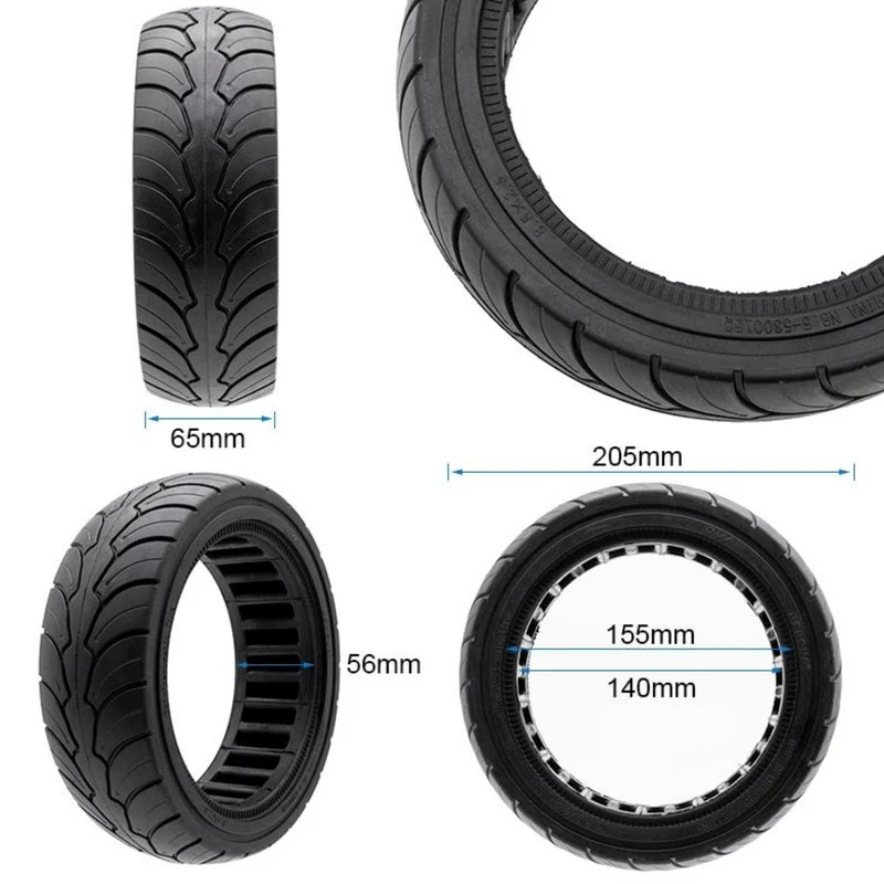 Vollgummireifen 8.5x2.5-6.1 Zoll Ewheel für E-Scooter