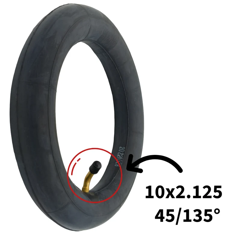 Schlauch 10x2.125 45/135° Winkel