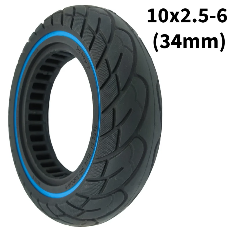 Wizzard 2.5 Plus Vollgummireifen 10x2.5-6 (34mm) Blau Schwarz