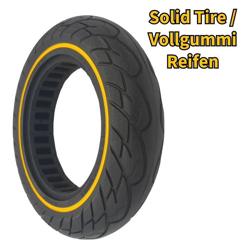 Vollgummi Reifen 10x2.125 34mm Nendong Gelb Schwarz