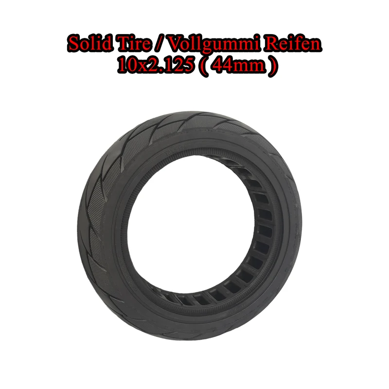 10x2.125 (44mm) Vollgummi Reifen Schwarz