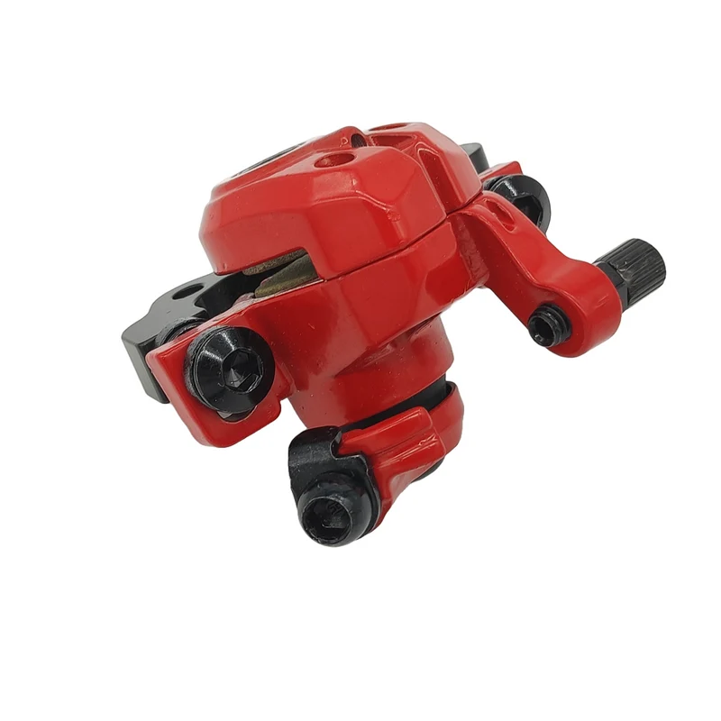 Tolids Bremssattel Schwarz Rot Mechanisch für Kugoo M4 / M4 Pro