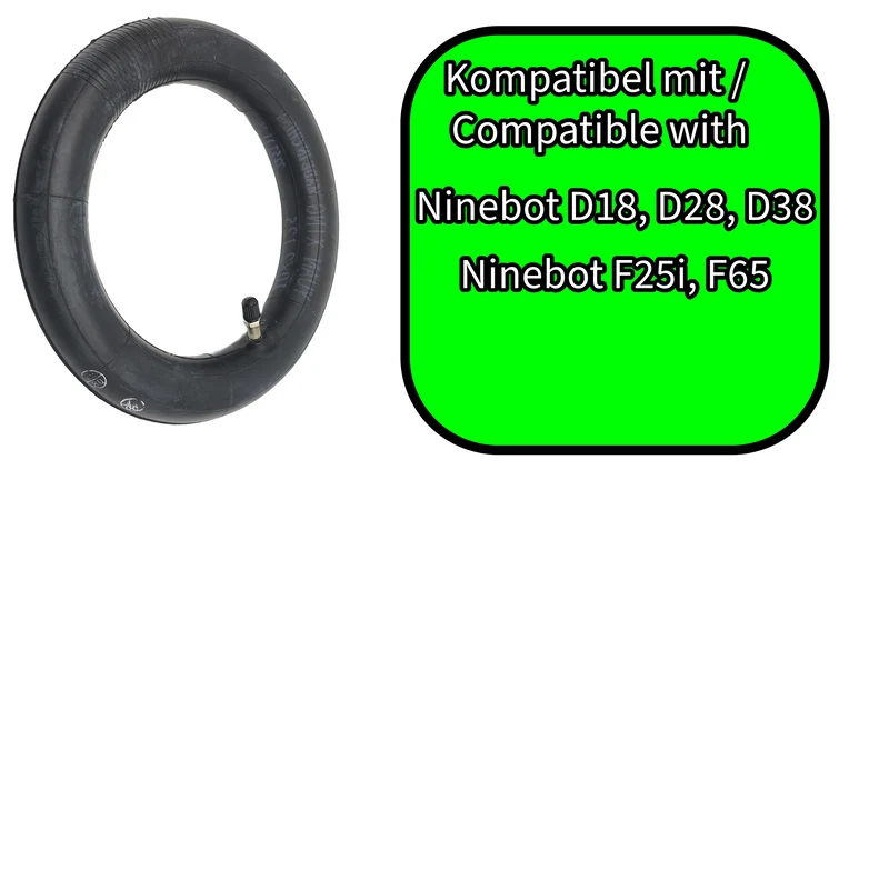 Segway Ninebot F65 F25I 10x2.125 Schlauch Yuan Xing gerades Ventil