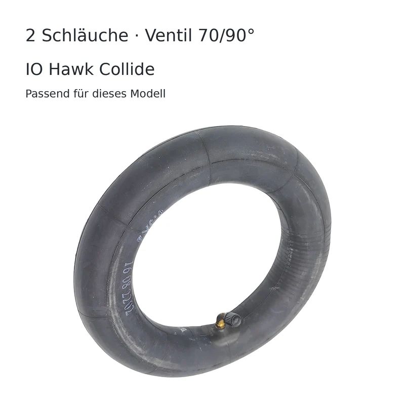 Schlauch 8.5x2 (50-134) 70/90° Ventil 2er-Set für IO Hawk Collide
