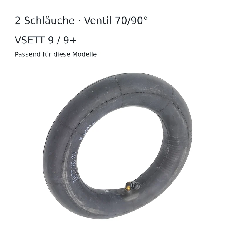 Schlauch 8.5x2 (50-134) 70/90° Ventil 2er-Set für VSETT 9 / 9+