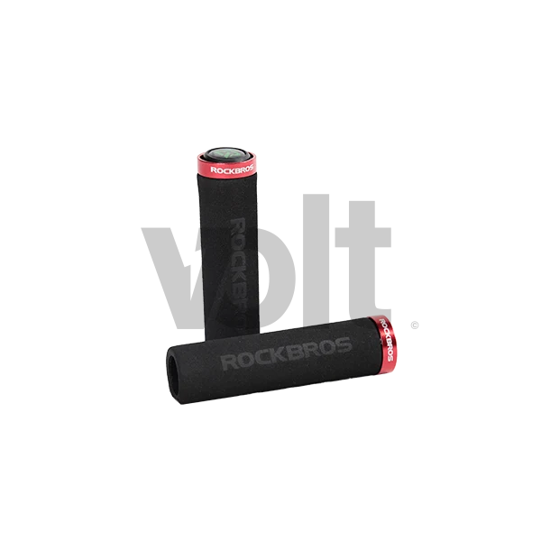 ROCKBROS POIGNEES MOUSSE (PAIRE) NOIRES