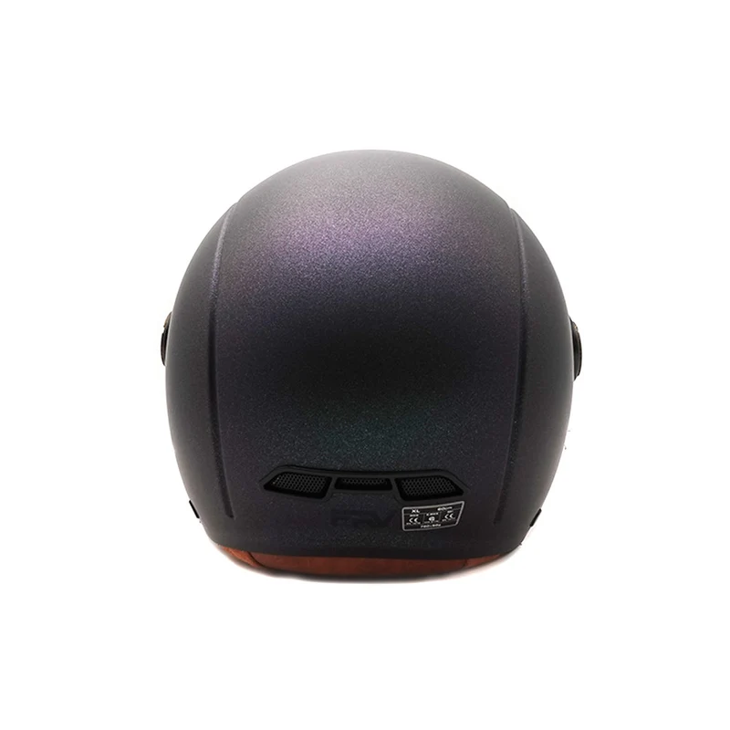 Casque JET vert mat caméléon (taille XS à XXL) (XXL)