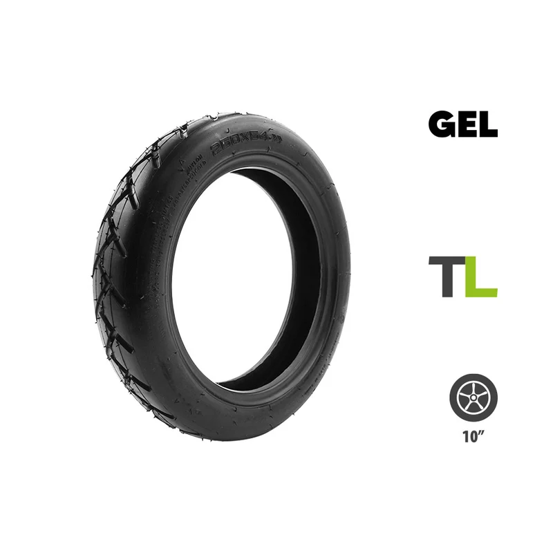 Pneu 250x54 tubeless + gel anti-crevaison Xiaomi Scooter 4