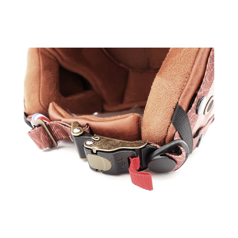 Casque JET bordeaux mat (taille XS à XXL) (XXL)
