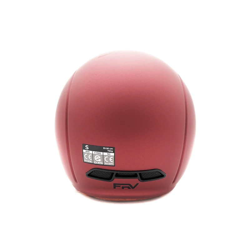 Casque JET bordeaux mat (taille XS à XXL) (XXL)