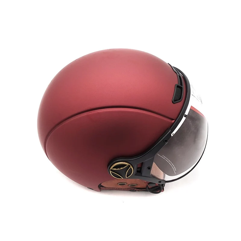 Casque JET bordeaux mat (taille XS à XXL) (XXL)