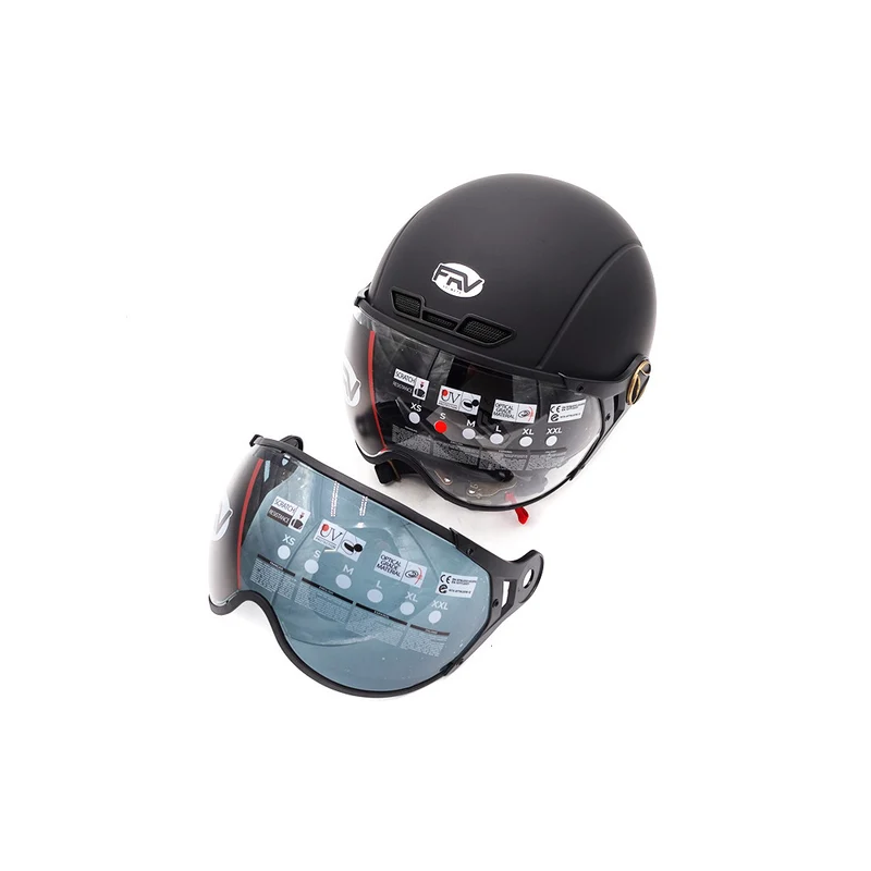 Casque JET noir mat (taille XS à XXL) (XXL)