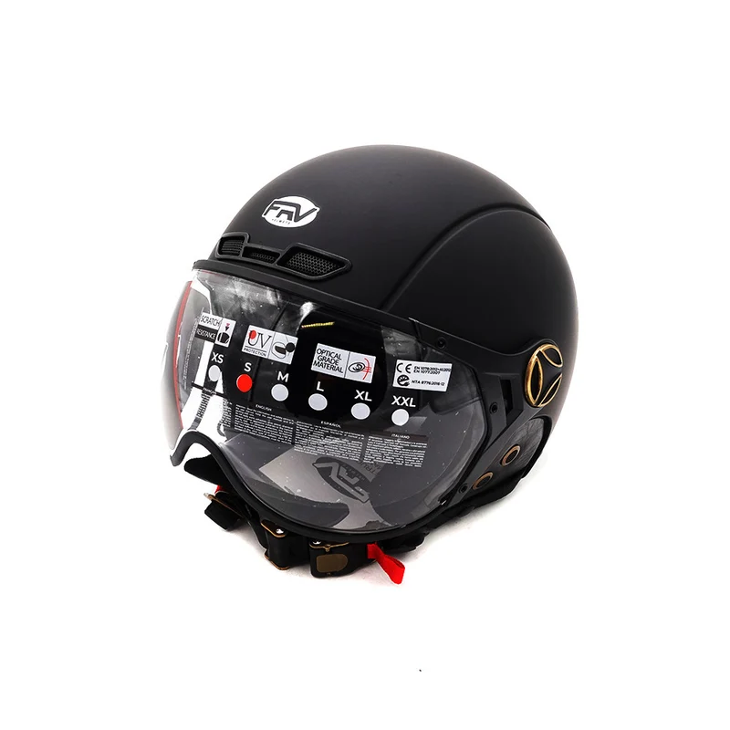Casque JET noir mat (taille XS à XXL) (XXL)