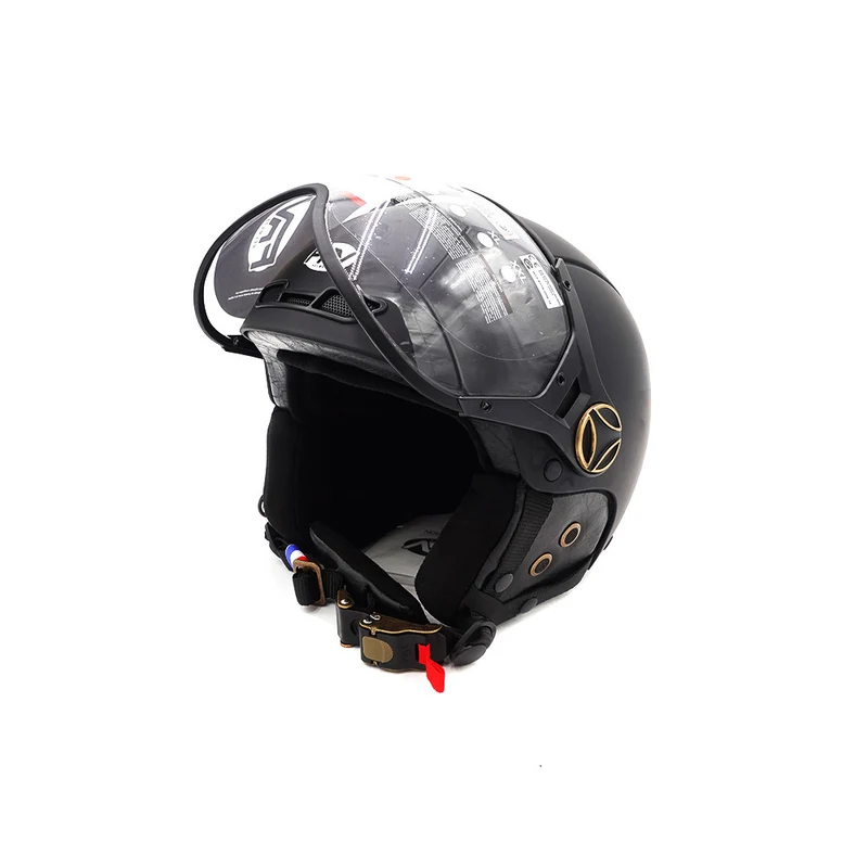 Casque JET noir mat (taille XS à XXL) (XS)