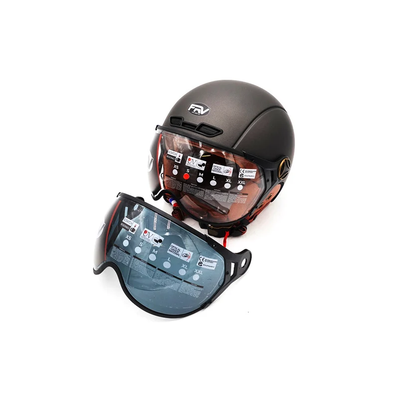 Casque JET Gris graphite Mat (taille XS à XXL) (XXL)