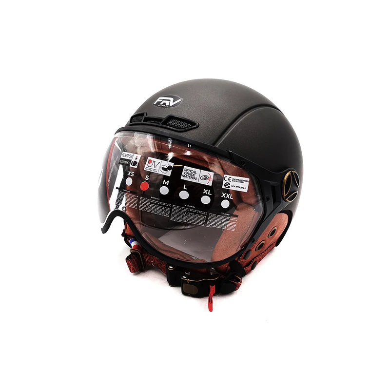 Casque JET Gris graphite Mat (taille XS à XXL) (XS)