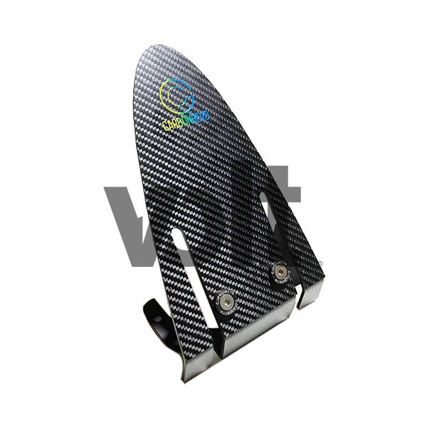 CARBON REVO GARDE BOUE ARRIÈRE V2 (RONDELLES NOIRES) - DUALTRON 1/2