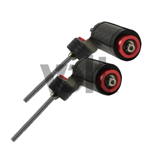 CARBON REVO SUPPORT DE PHARE AVANT (PAIRE) - NINEBOT