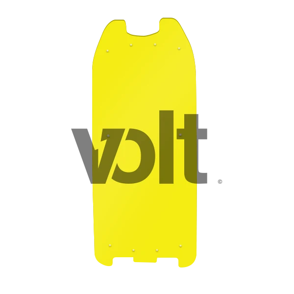CARBON REVO DOUBLURE DE DECK 3MM JAUNE - DUALTRON 2