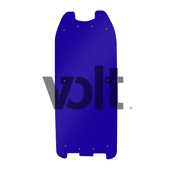 CARBON REVO DOUBLURE DE DECK 3MM BLEU - DUALTRON 2