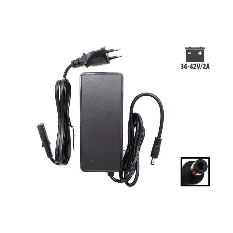 Chargeur 36V - 42V / 2A (connecteur DC 5.5 - 2.5mm)