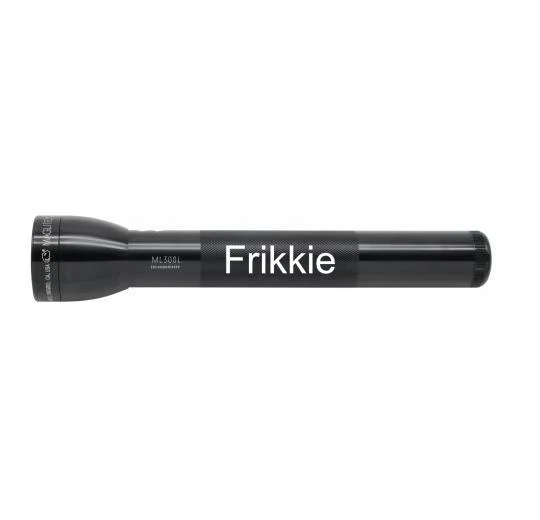 ML300L LED 3-Cell D Flashlight - Black - Custom Engraving