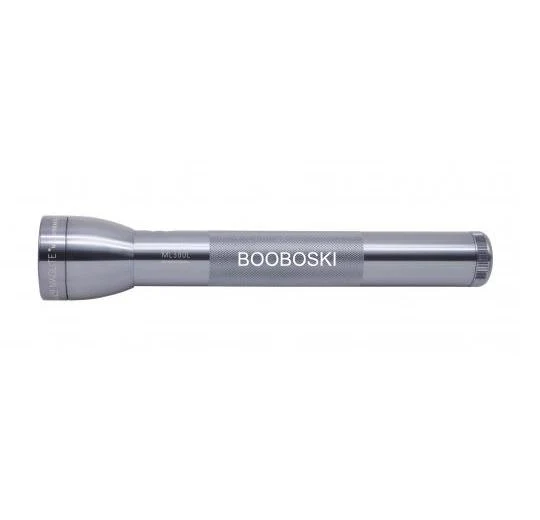 ML300L LED 3-Cell D Flashlight - Gray - Custom Engraving