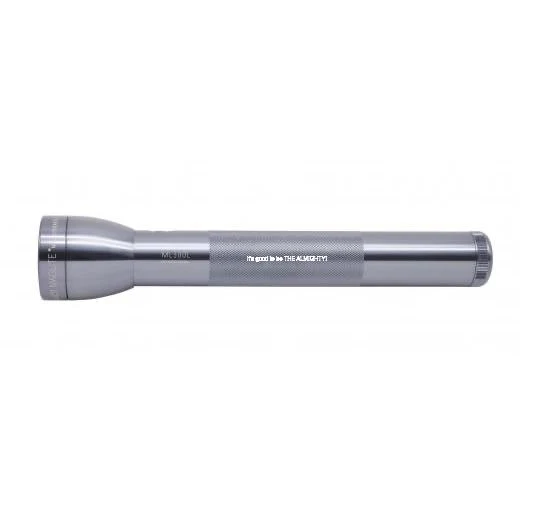 ML300L LED 3-Cell D Flashlight - Gray - Custom Engraving