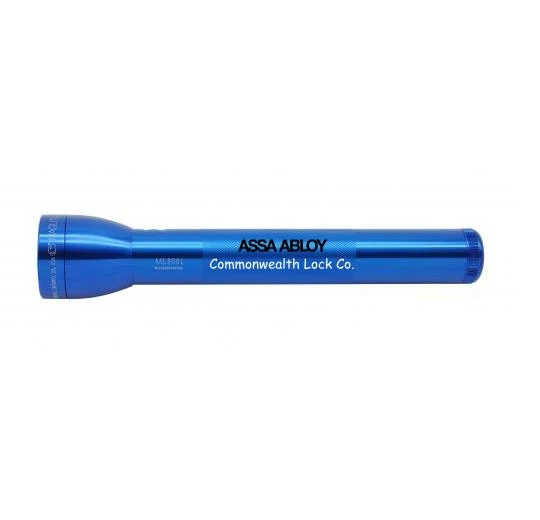 ML300L LED 3-Cell D Flashlight - Blue - Custom Engraving