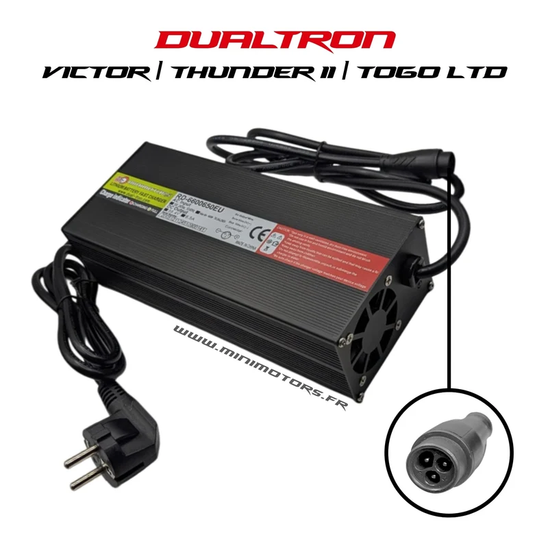 CHARGEUR RAPIDE 66V6.5AH (POUR BATTERIE 60V) (V2) | DUALTRON