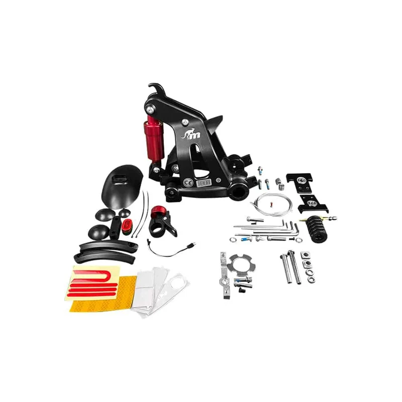 Suspension arrière Xiaomi Monorim noir et rouge