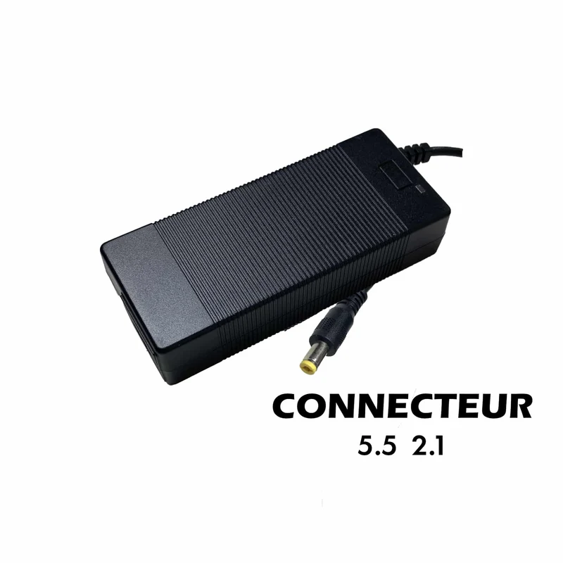 Pack Chargeur 24V ➡️ 29.4V / 2A (connecteur DC 5.5*2.1mm)