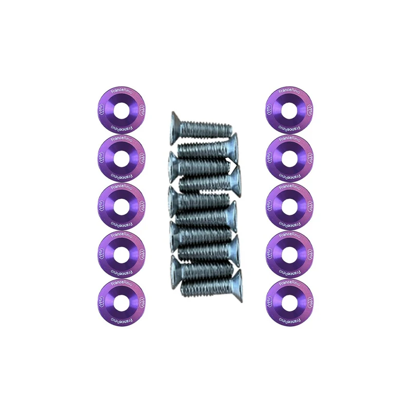 Rondelles de deck x10 (8 couleurs) (Violet)