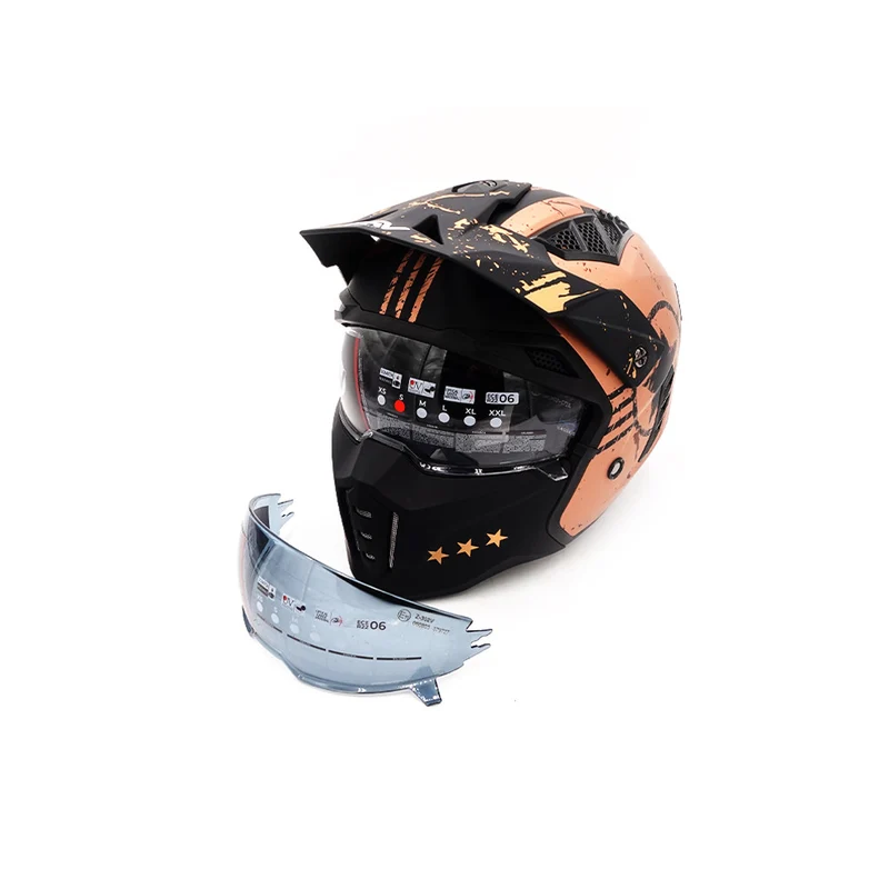 Casque street FRV Hero Gold (taille S à XL) (S)