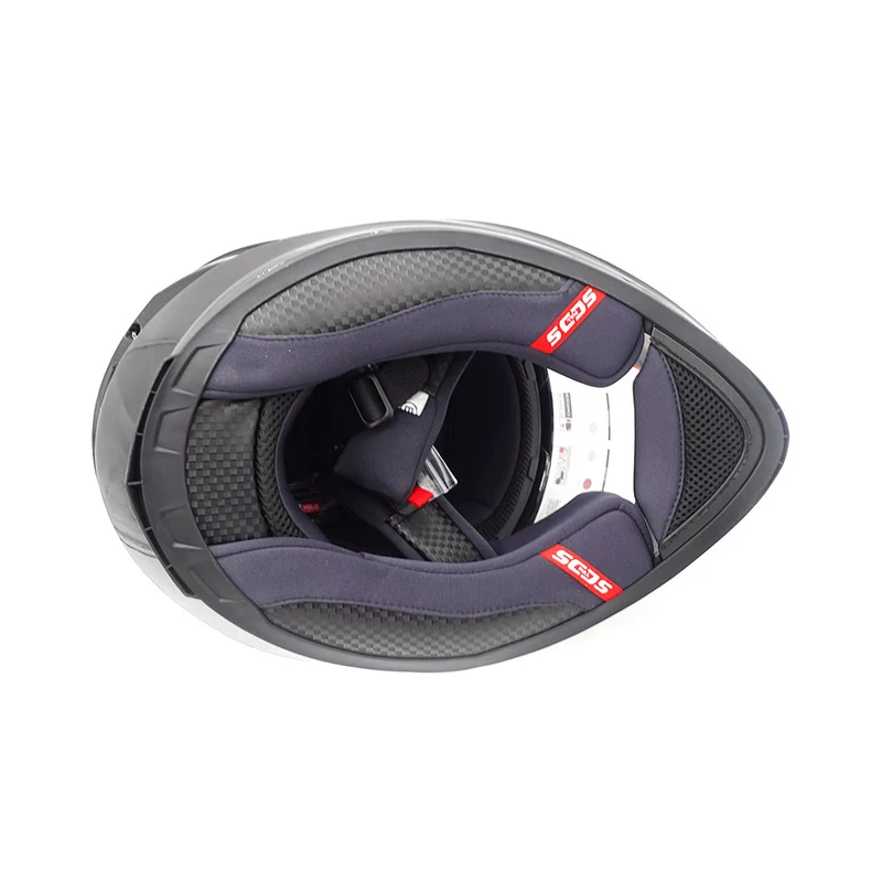 Casque intégral FRV noir (taille S à XL) (L)
