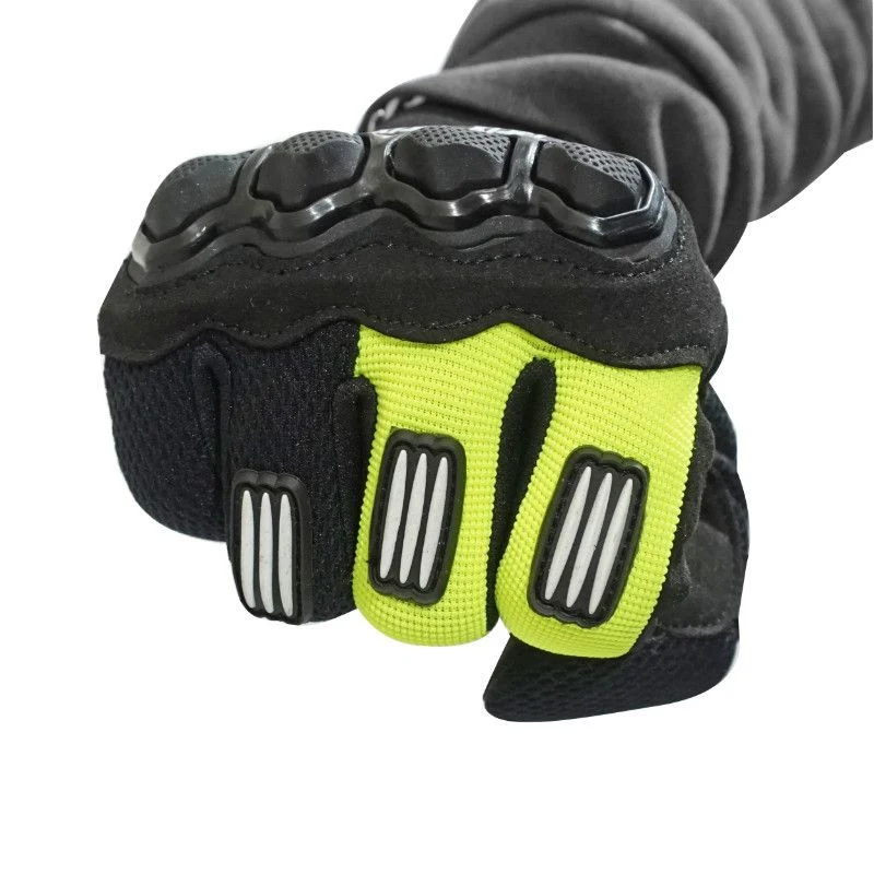 Gants cross ADX Town noir/jaune fluo