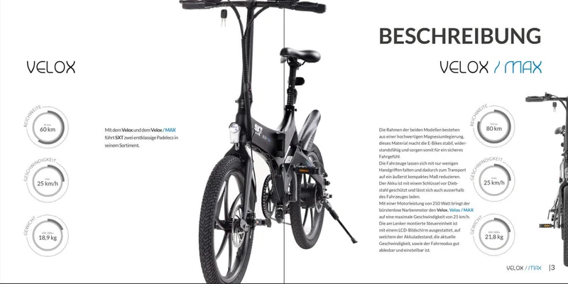 SXT Velox MAX Werbebroschüre (10er Pack)
