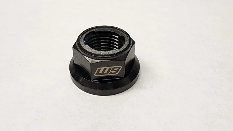 Warp 9 Titanium Rear Axle Nut — Replacement
