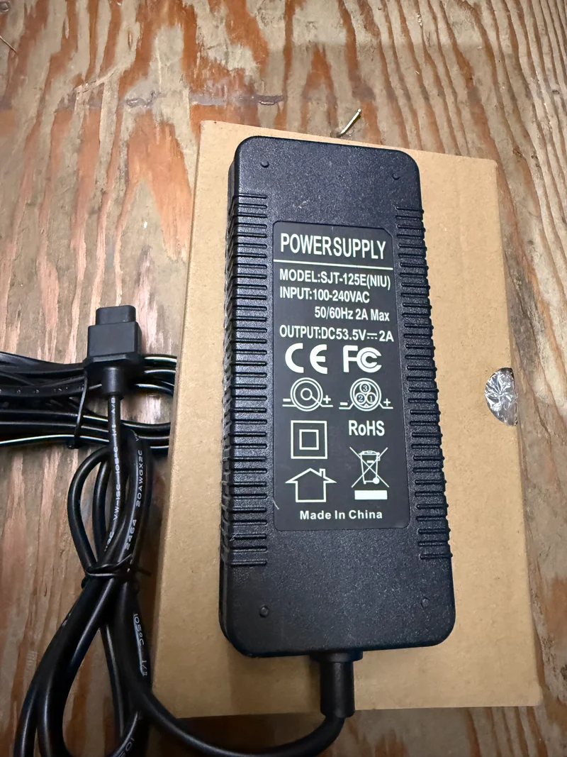 NIU 53.5V 2A KQI23 KQi2 KQi1 Pro Scooter Charger for