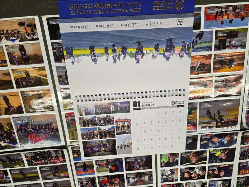 Begode Global Race Calendar and Sticker Photos