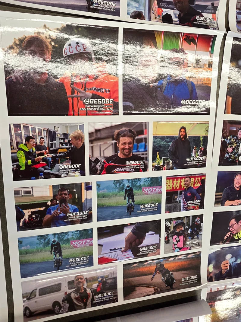 Begode Global Race Calendar and Sticker Photos