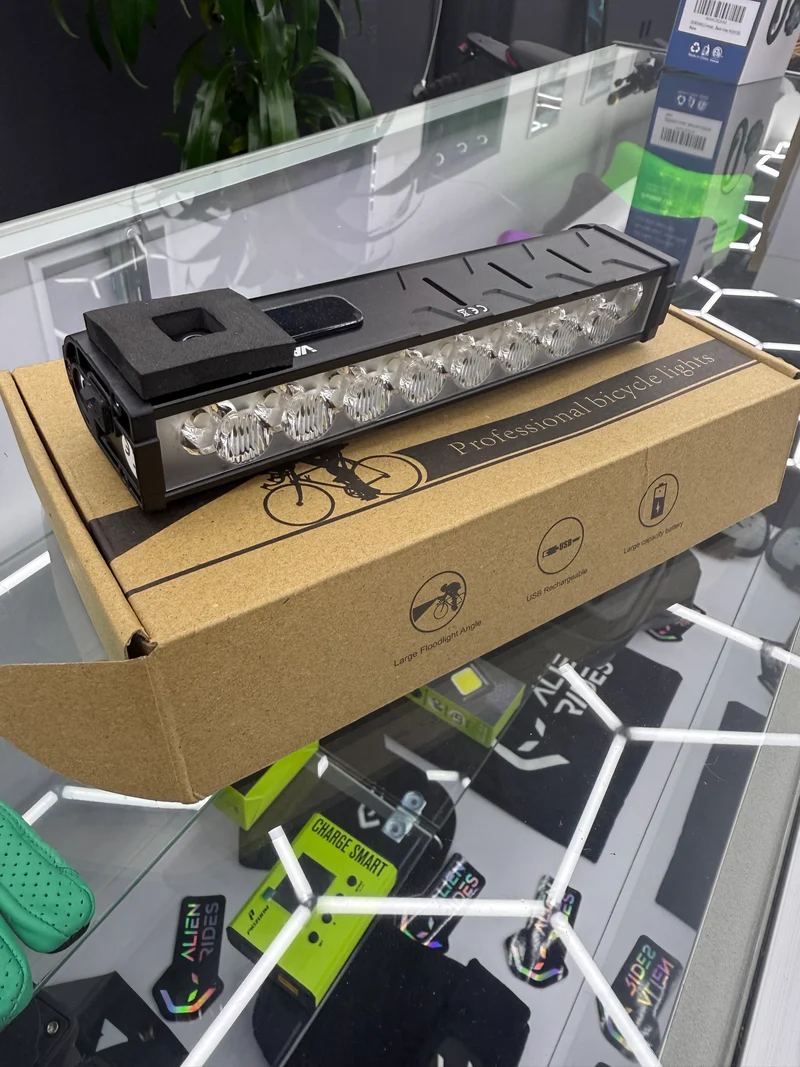 17-LED Light Bar 10,000mAh Rechargeable Headlight for EUC, Scooters & More