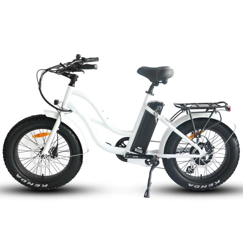 Costal Cruisers Step Thru Mini 20x4 - 52v Beach Cruiser Electric Bike