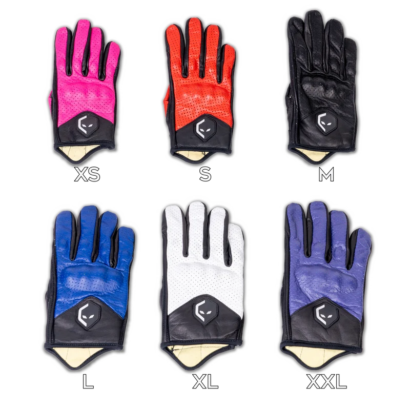 Alien Rides Kevlar Leather Gloves with Crash Protection