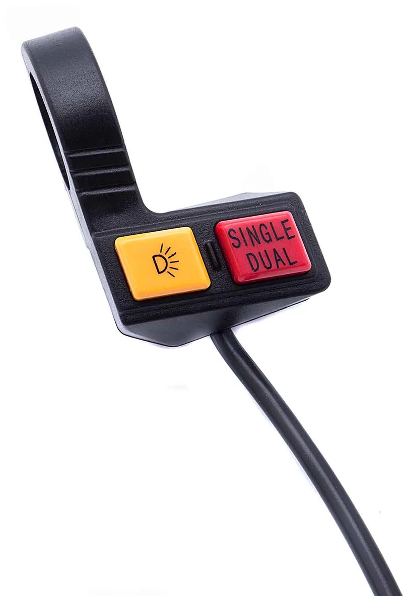 Schalter Licht und Single / Dual Betrieb