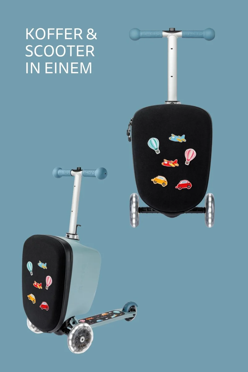 Micro Luggage Junior Patch & Play Frosty Blue