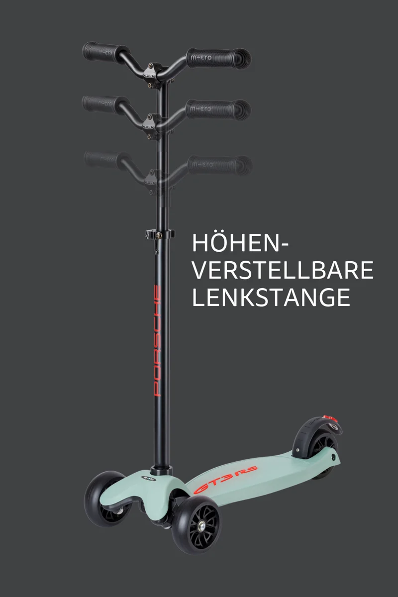 Micro Kickboard Deluxe by Porsche Shade Green Metallic